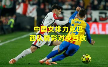 中国女排力克巴西队精彩对决回放